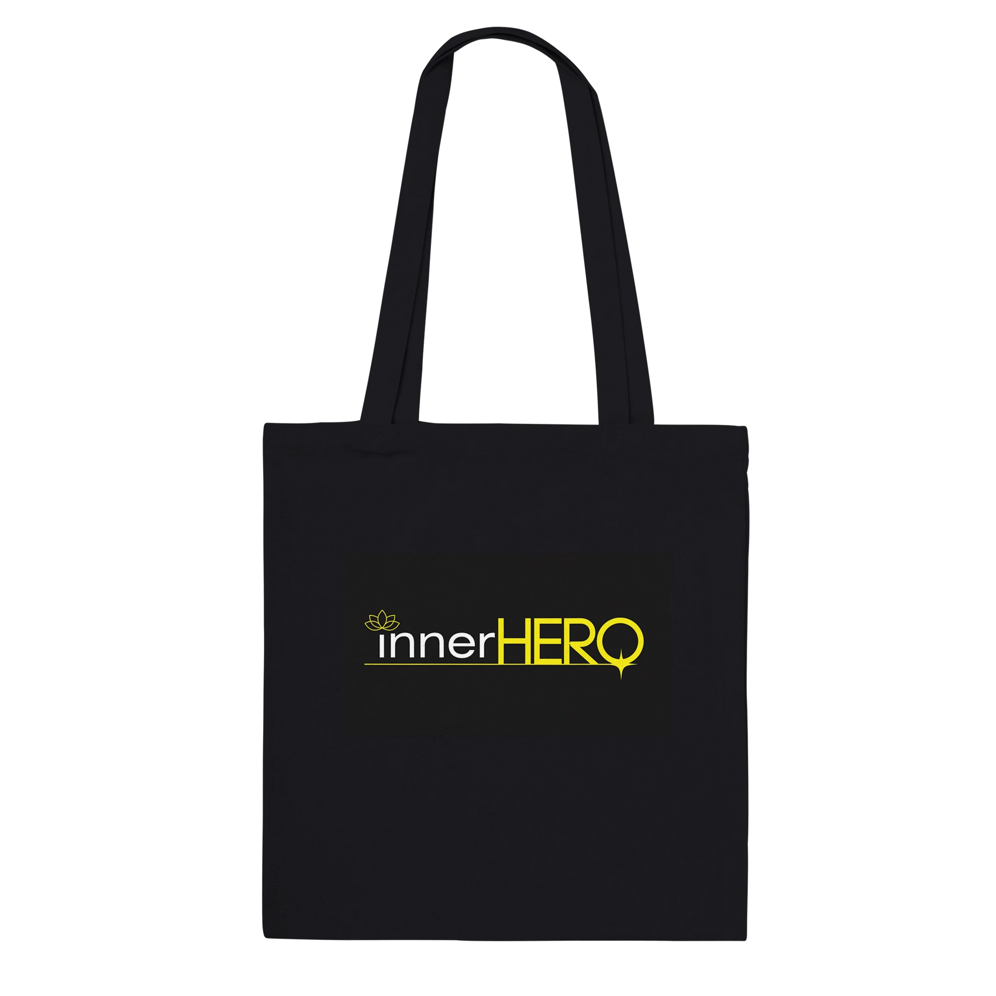 Our logo, featured  on the back of all totes