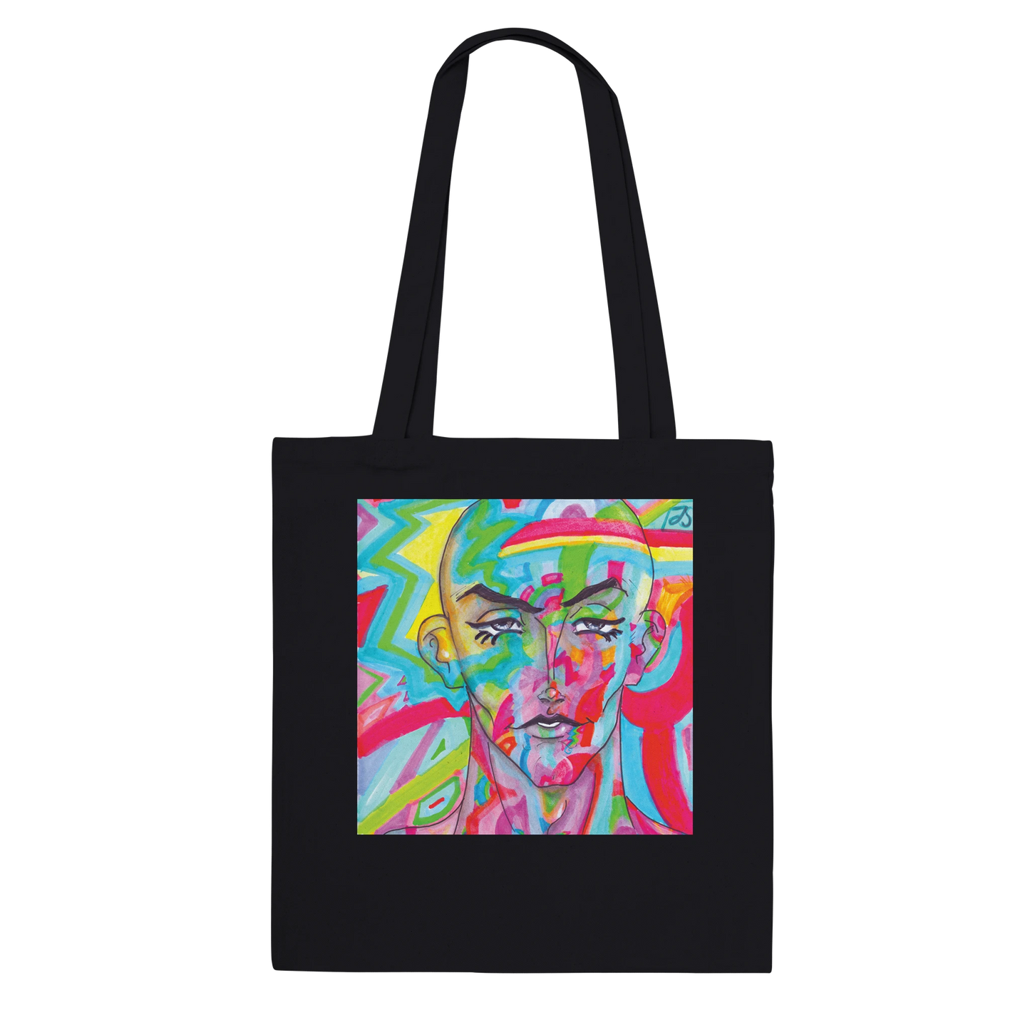 Black Sustainable Shopping Bag featuring 'Be You'