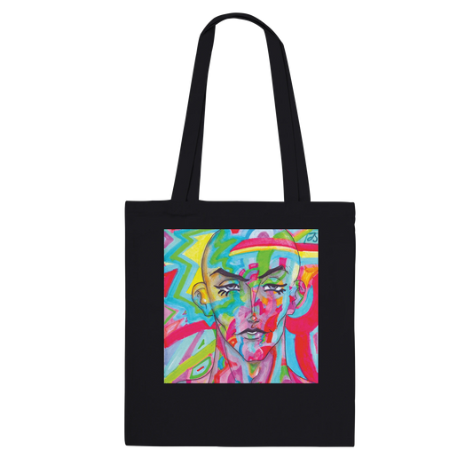 Black Sustainable Shopping Bag featuring 'Be You'