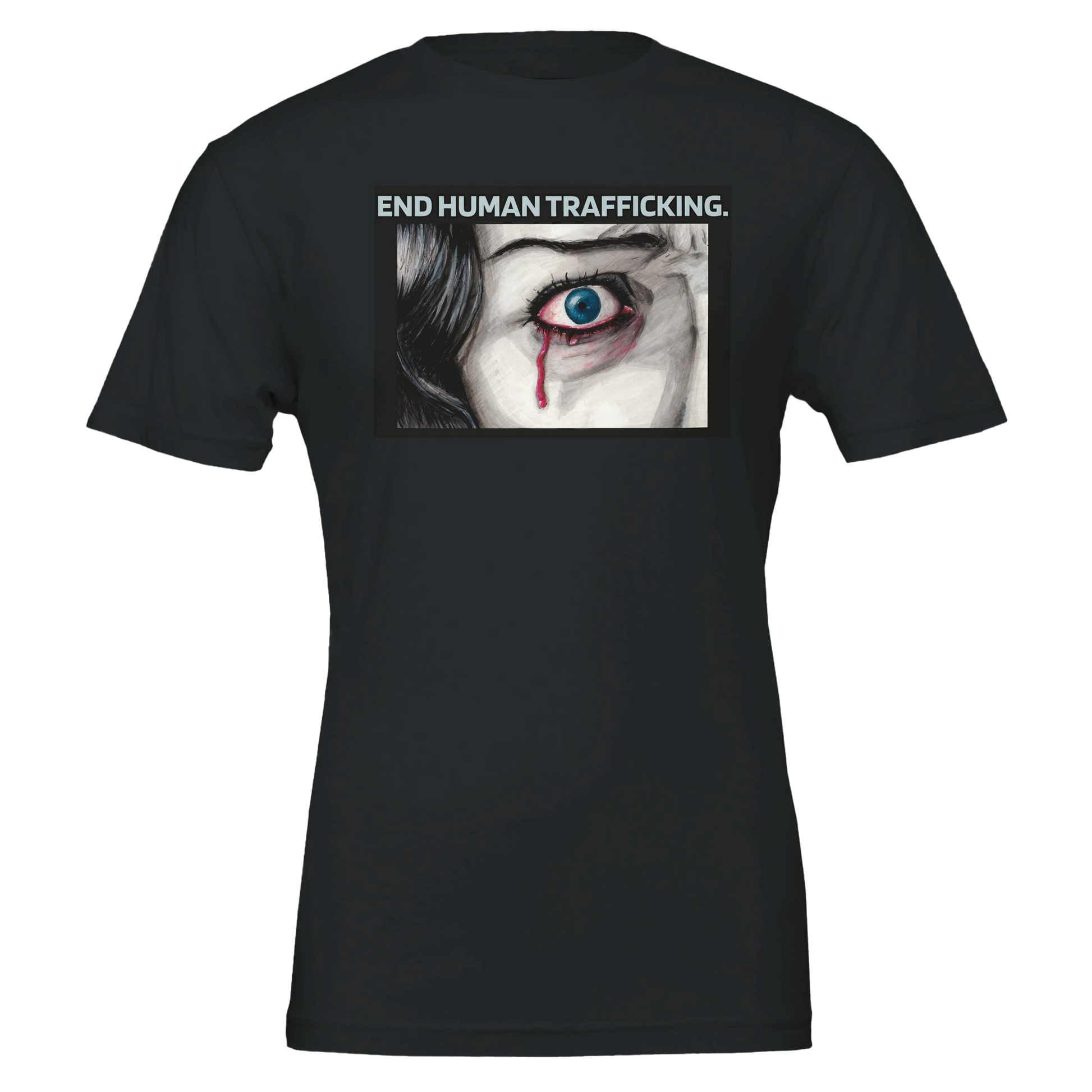 A good look at our activist art tee! (Black)